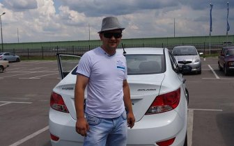 Тест драйв Соляриса в "Авангарде". Тест драйв Соляриса в "Авангарде"., отзывы аренда авто в Новосибирске