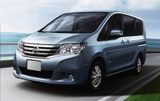 Фото NISSAN SERENA Аренда микроавтобуса NISSAN SERENA в Новосибирске. Компания Авангард
